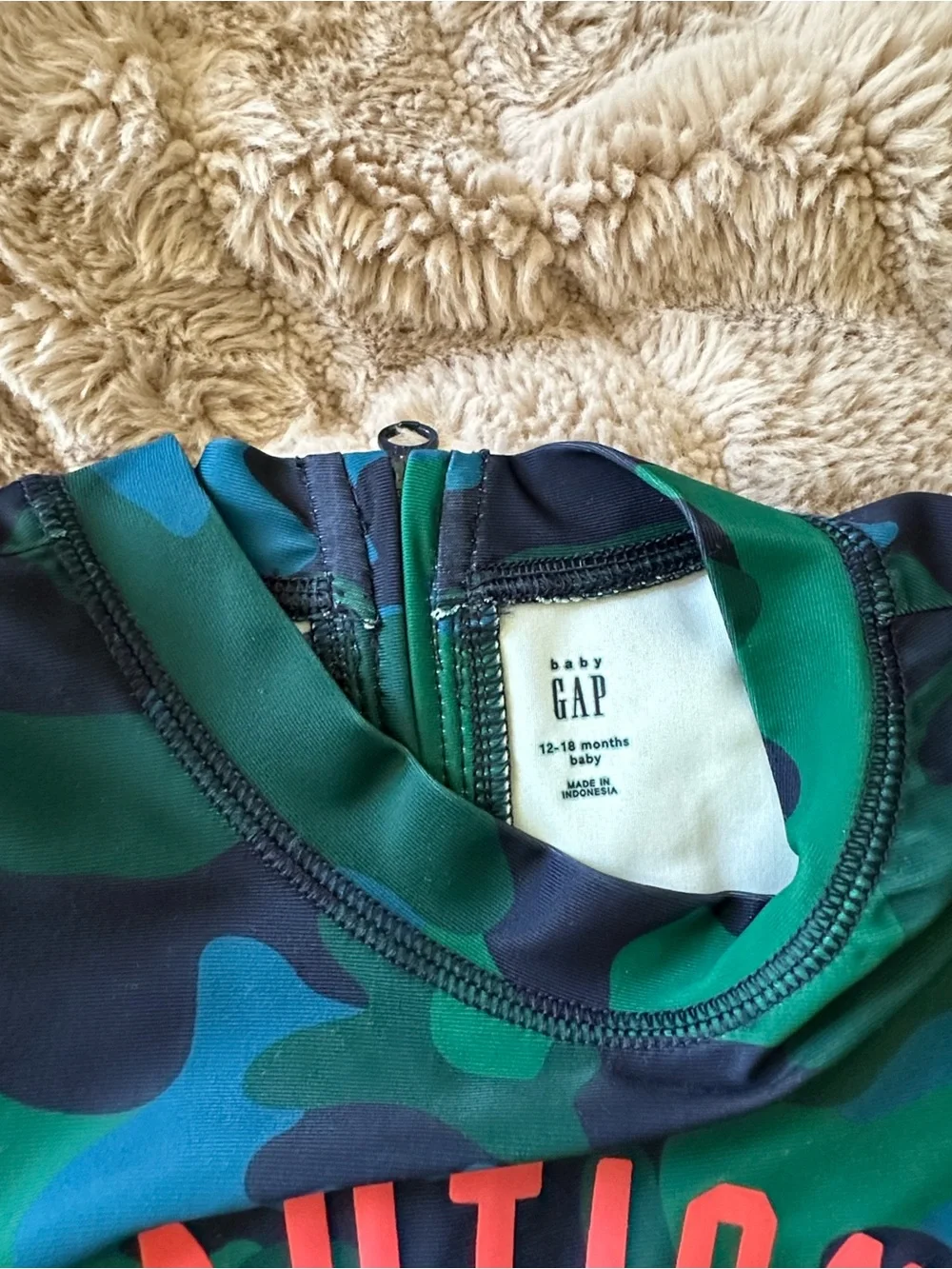Hurley Boys Multi-Color Swim Tops and Camo Rashguard